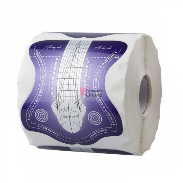 Sabloane pentru unghii 2M Beauty albastre Blue Star 300 bucati